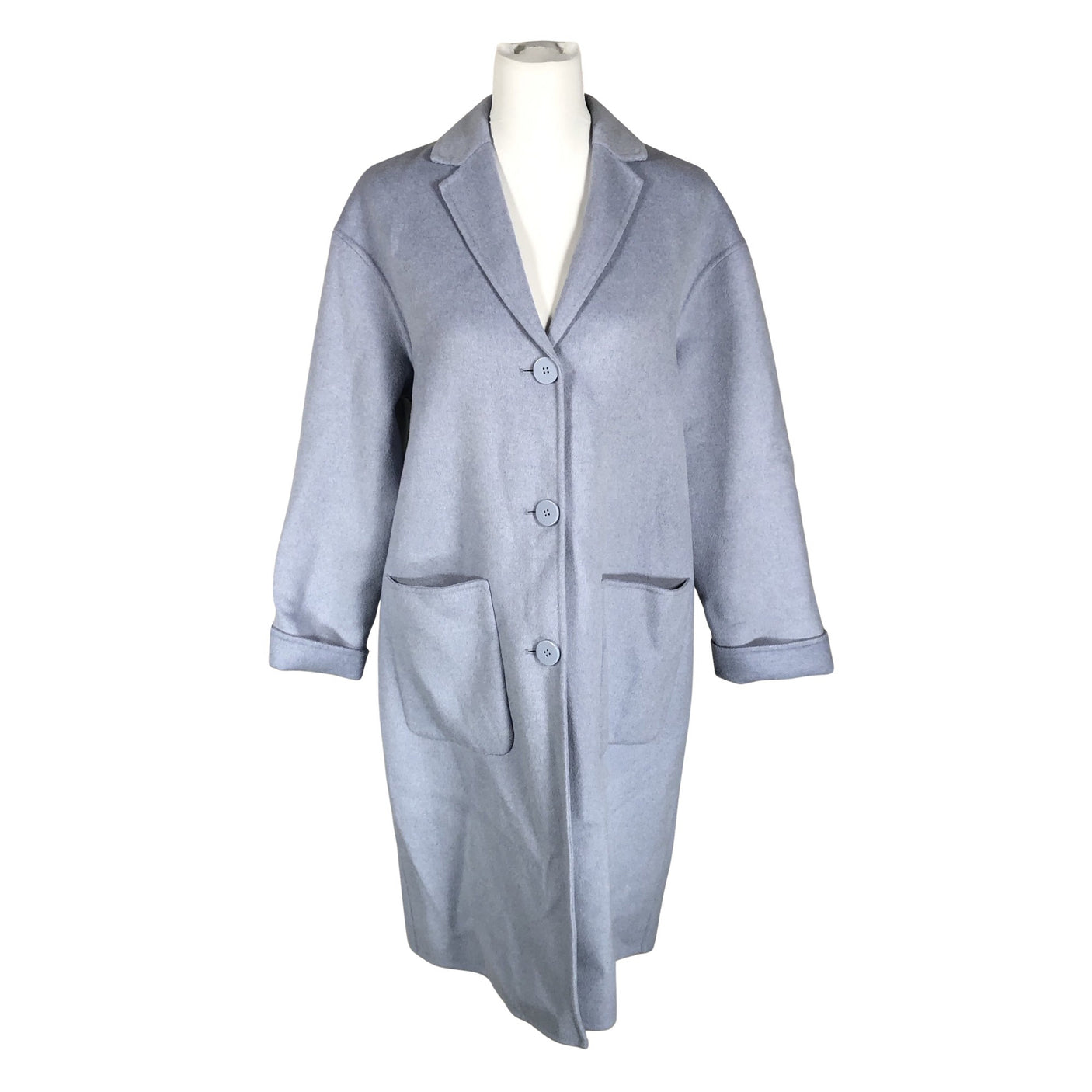 Unisex Esprit - Villane mantel, suurus 38 - Helesinine (1)