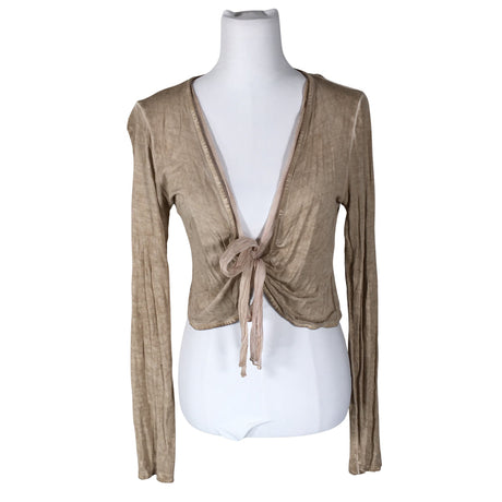 Unisex Lauren Vidal - Trikotaažist boolero, suurus 40 - Beige ()
