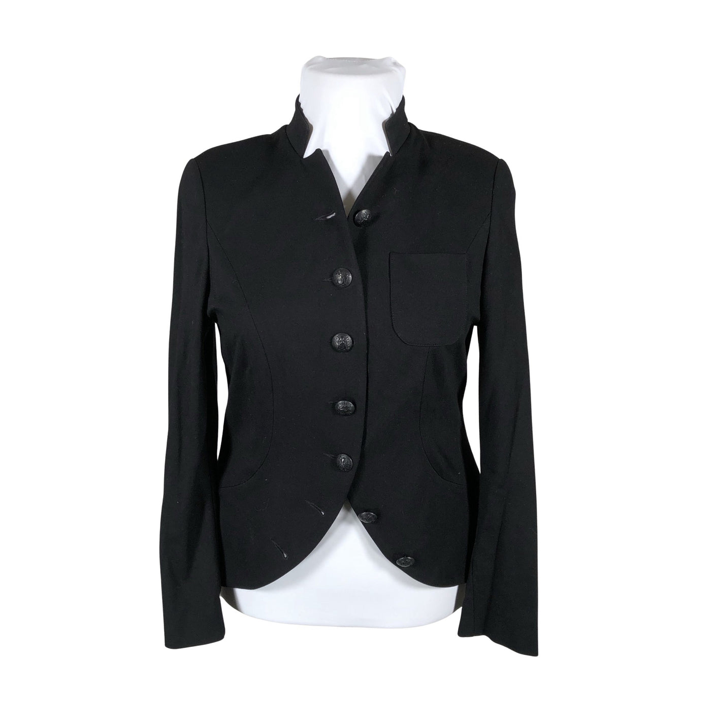 Unisex Muotikuu - Dressikangast jakk, suurus 42 - Must (1)