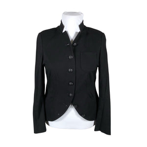 Unisex Muotikuu - Dressikangast jakk, suurus 42 - Must (1)