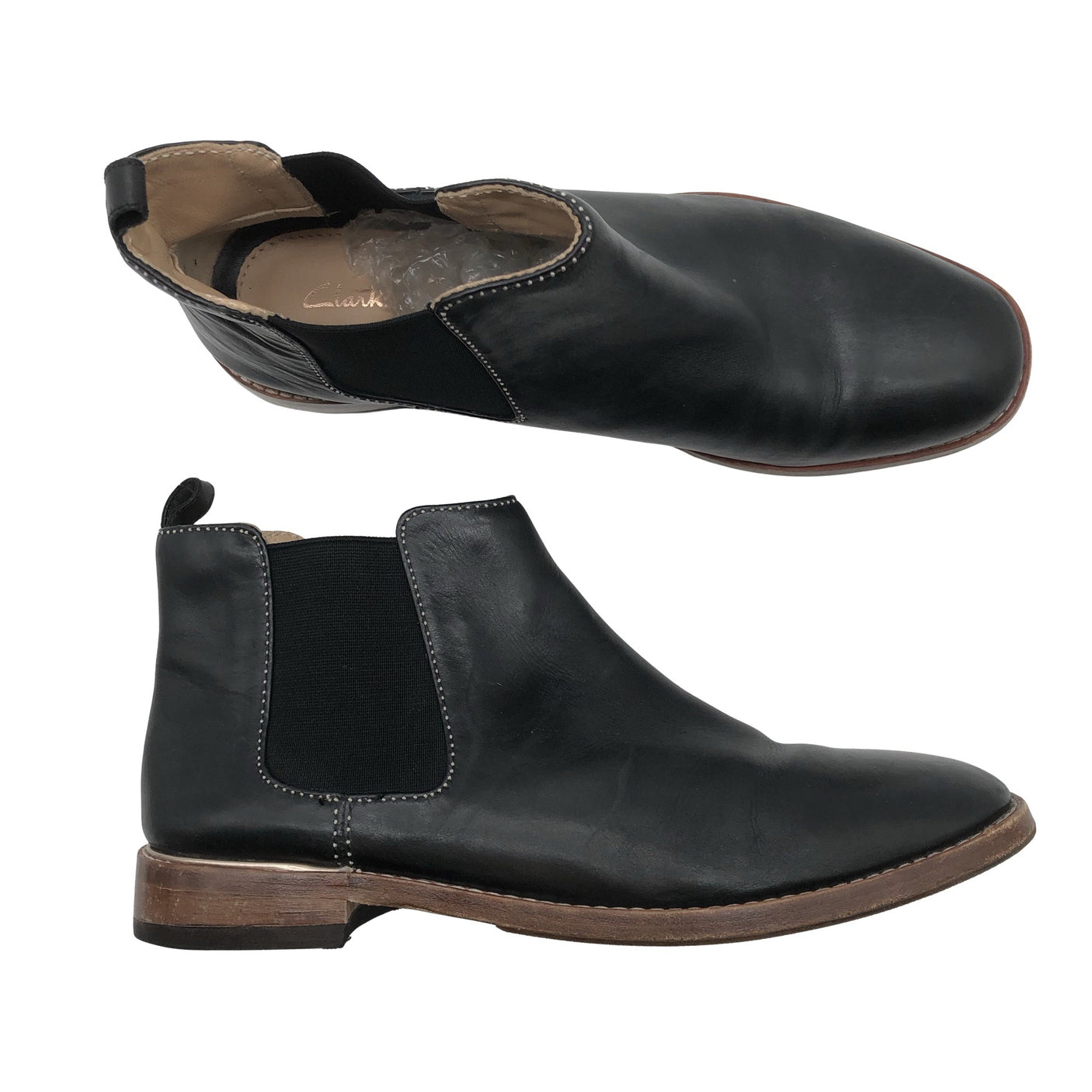 Unisex Clarks - Poolsaapad, suurus 40 - Must (1)