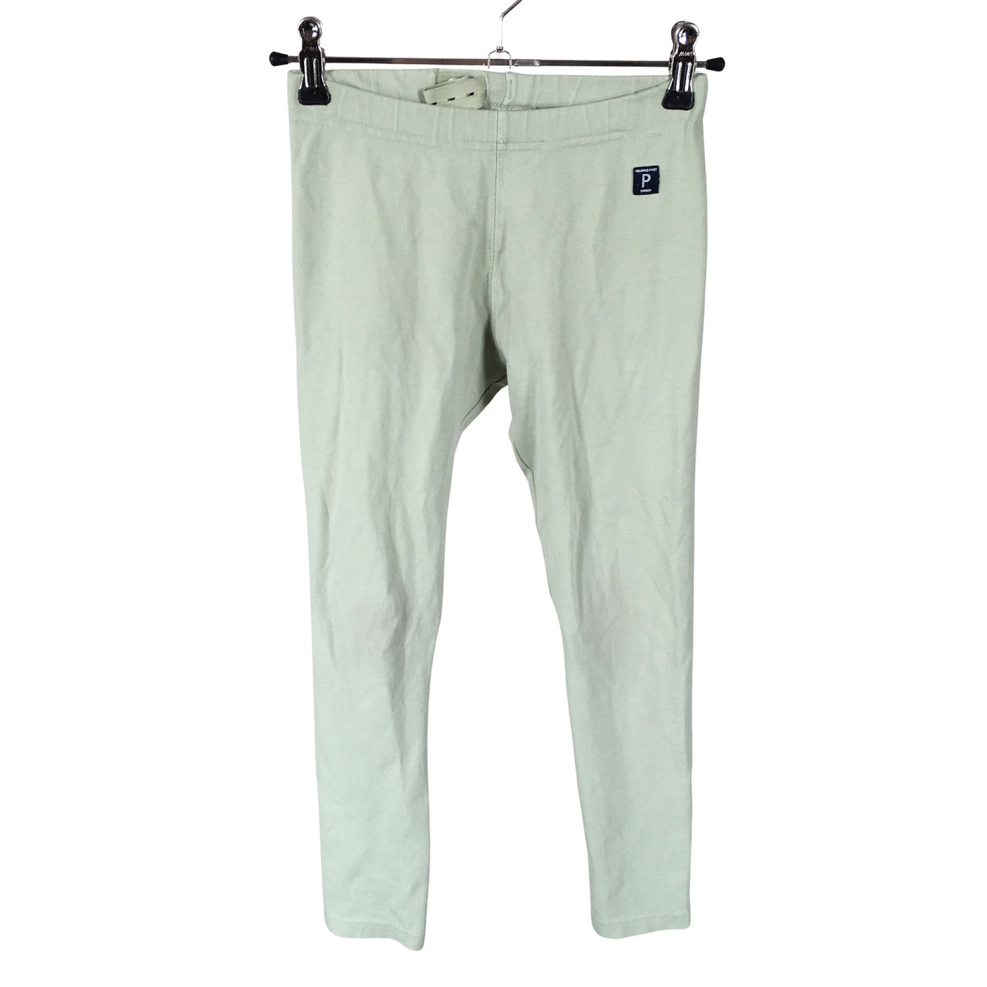 Unisex Polarn O. Pyret - Trikotaažist püksid, suurus 128 - 134 - Roheline (1)