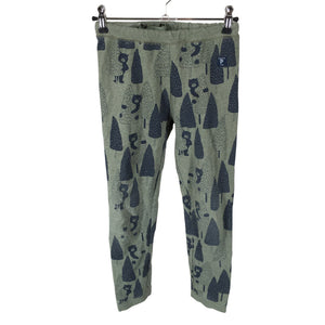 Unisex Polarn O. Pyret - Trikotaažist püksid, suurus 122 - 128 - Roheline (1)
