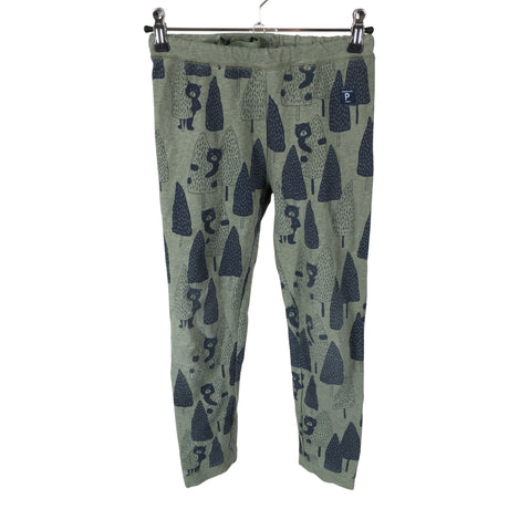 Unisex Polarn O. Pyret - Trikotaažist püksid, suurus 122 - 128 - Roheline ()
