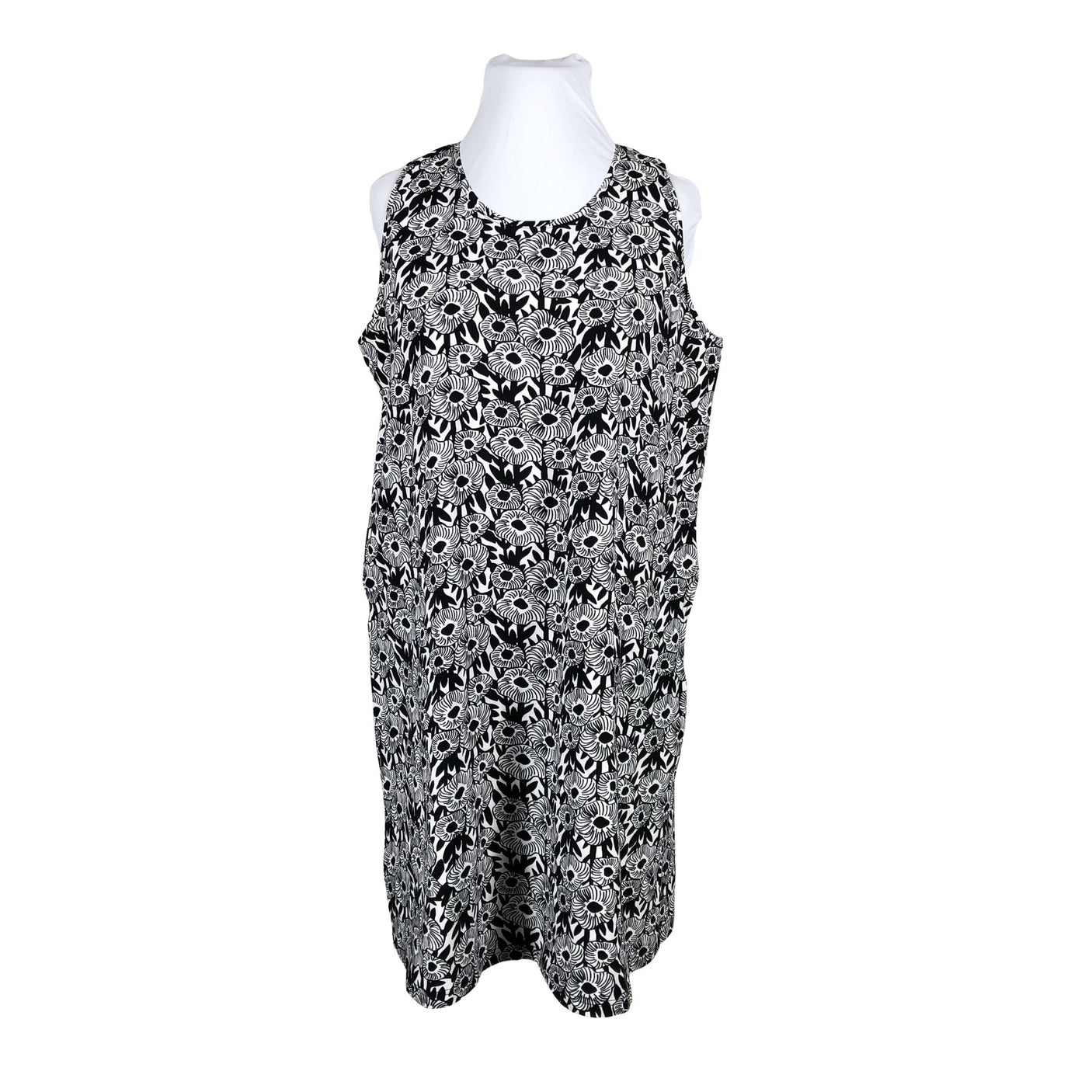Unisex Nanso - Trikotaažist kleit, suurus 44 - Valge (1)