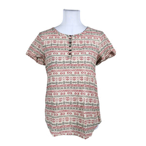 Unisex Benetton - Lühikeste käistega pluus, suurus 36 - Beige (1)