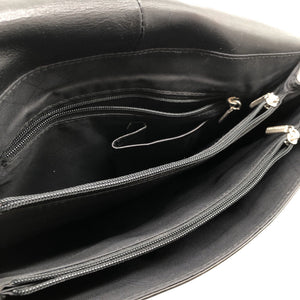 Unisex Claudio Ferrici - Käekott, suurus Maxi - Must (3)