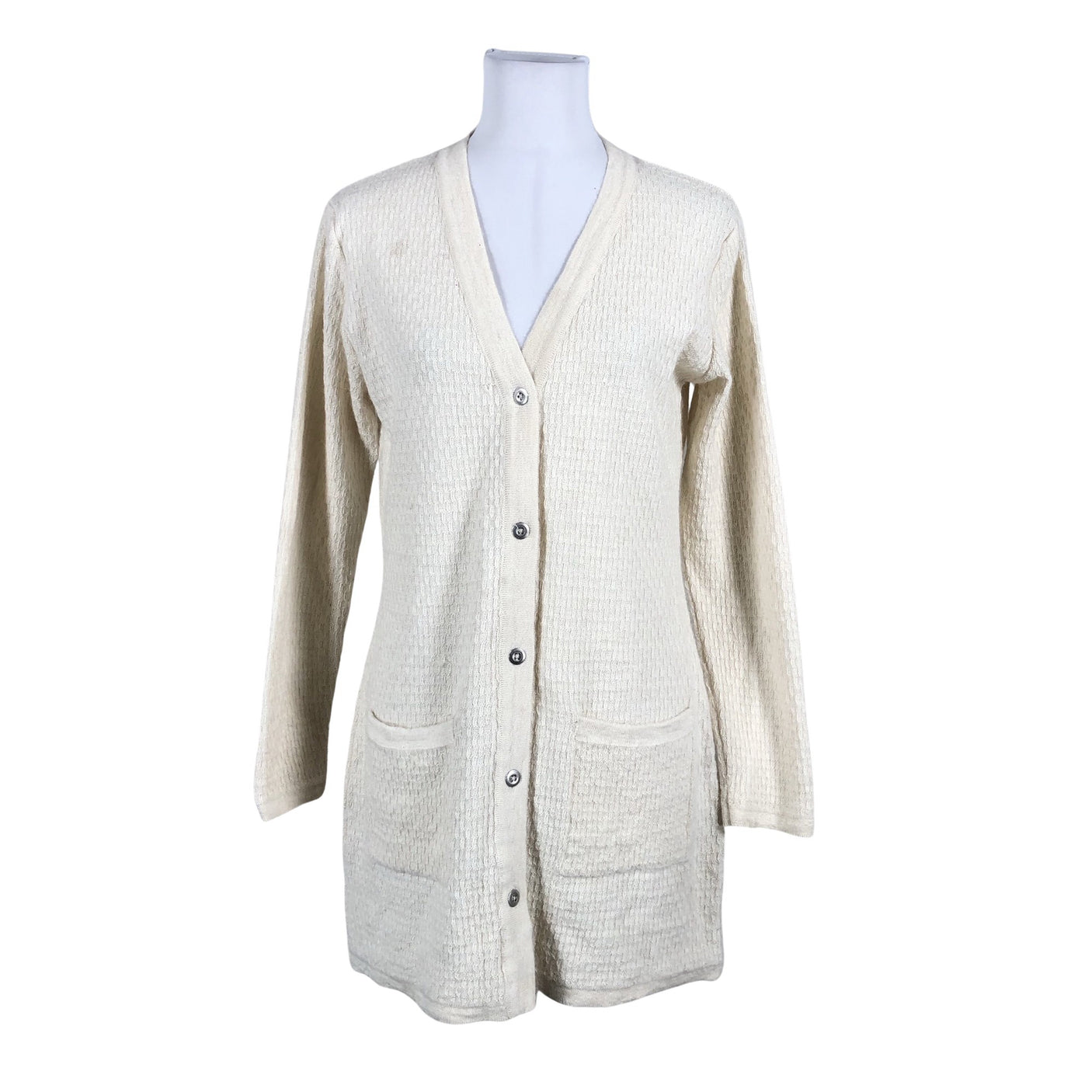 Unisex Alpa - Kardigan, suurus 40 - Looduslik valge (1)