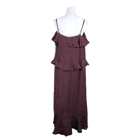 Unisex Lindex - Mitteveniv kleit, suurus 38 - Veinipunane (2)