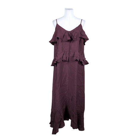 Unisex Lindex - Mitteveniv kleit, suurus 38 - Veinipunane ()