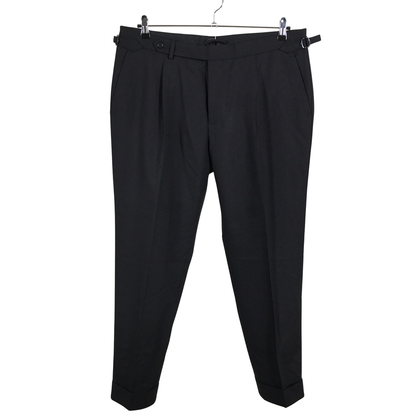 Unisex SuitSupply - Mittevenivad püksid, suurus XXL - Must (1)