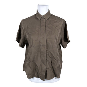 Unisex Samsoe&Samsoe - Lühikeste käistega pluus, suurus 40 - Pruun (1)