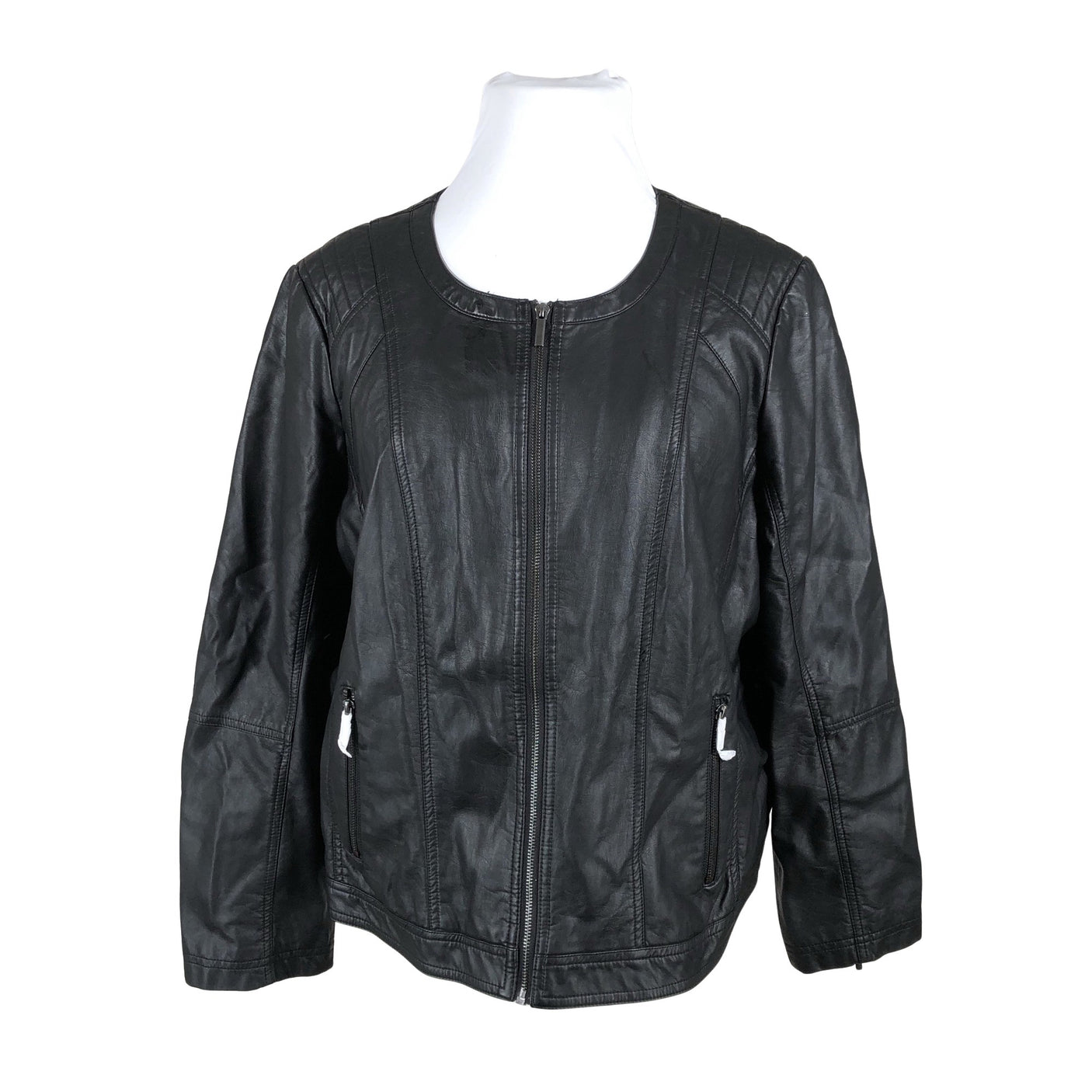 Unisex Zizzi - Nahktagi, suurus 52 - Must (1)
