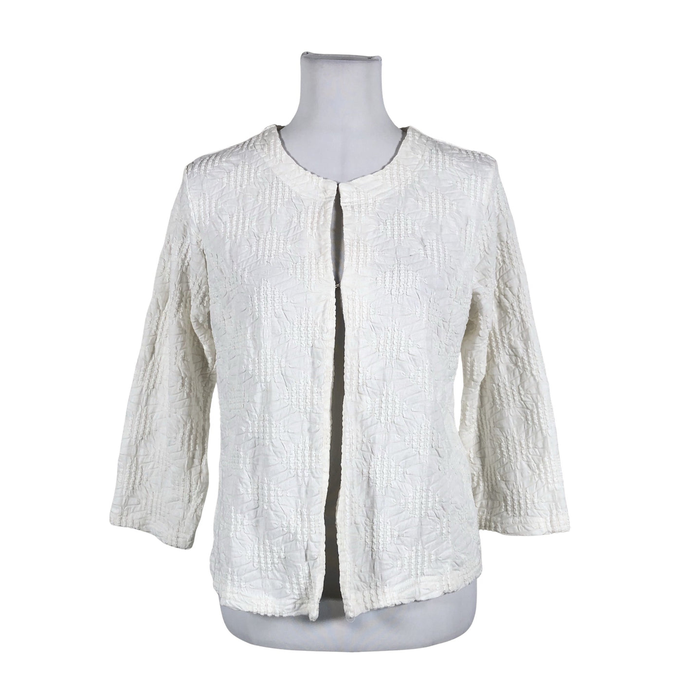 Unisex Signature - Trikotaažist pluus, suurus 36 - Valge (1)