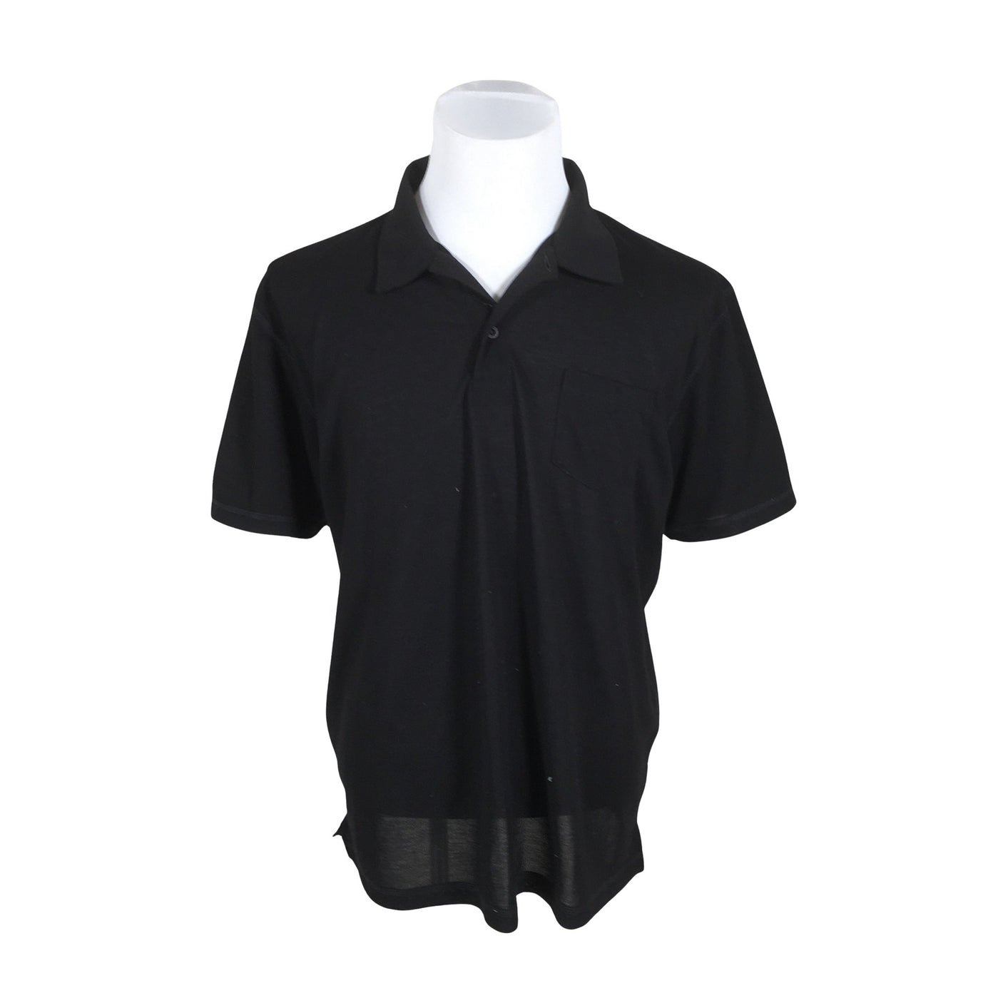 Unisex Sunspel - Polosärk, suurus 44 - Must (1)