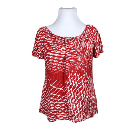 Unisex Nanso - Lühikeste käistega pluus, suurus 42 - Punane ()