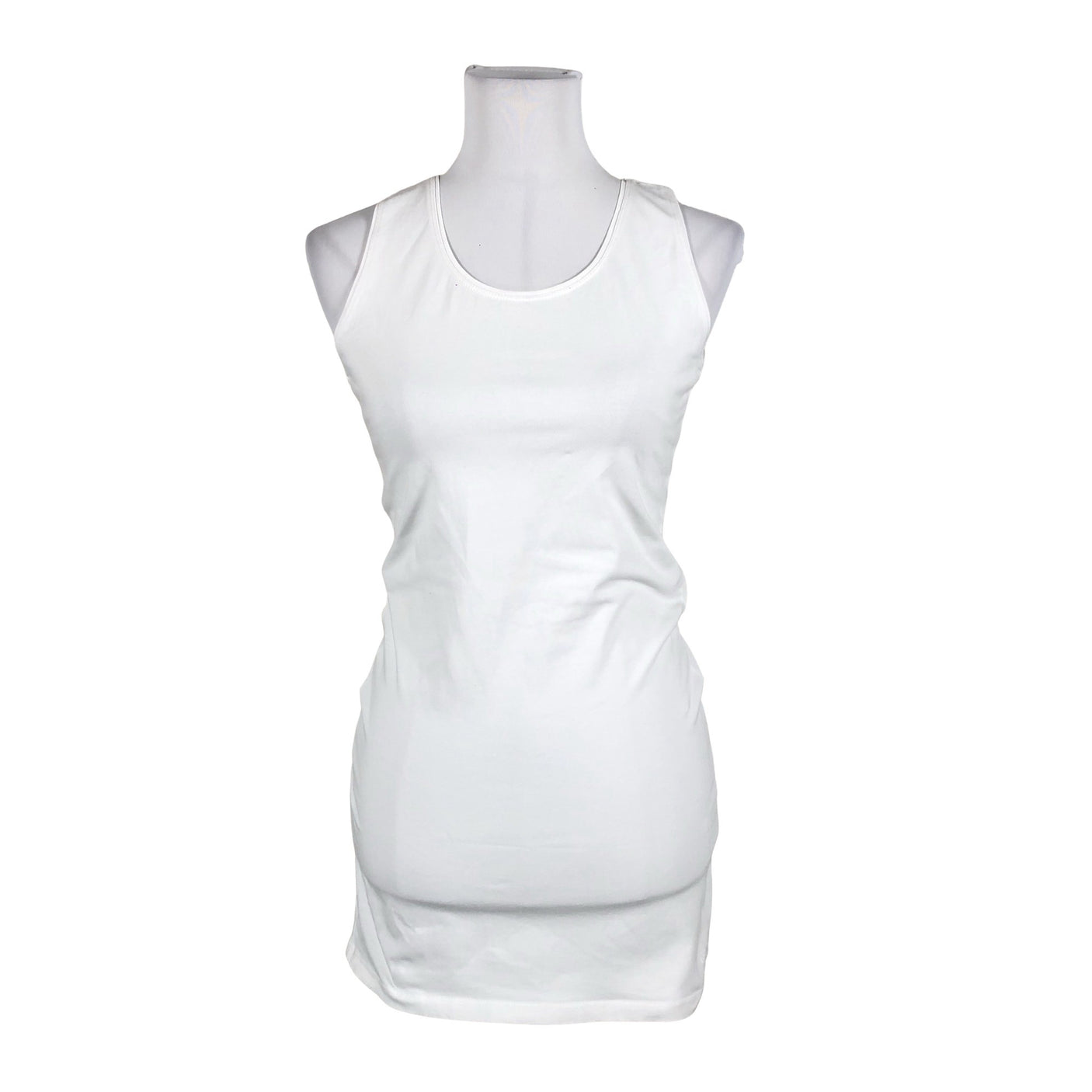 Unisex Your Face - Trikotaažist topp, suurus 38 - Valge (1)