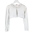 Unisex Esprit - Kootud boolero, suurus 152 - 158 - Valge ()