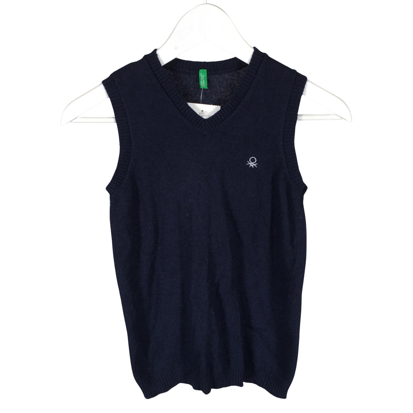 Unisex Benetton - Kootud vest, suurus 134 - 140 - Sinine (1)