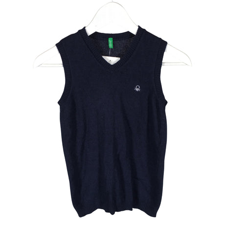 Unisex Benetton - Kootud vest, suurus 134 - 140 - Sinine ()