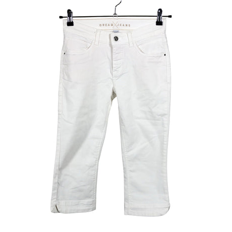 Unisex MAC - Teksast poolpikad püksid, suurus 34 - Valge ()