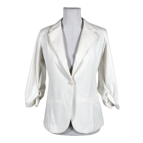 Unisex Fransa - Dressikangast jakk, suurus 36 - Valge ()