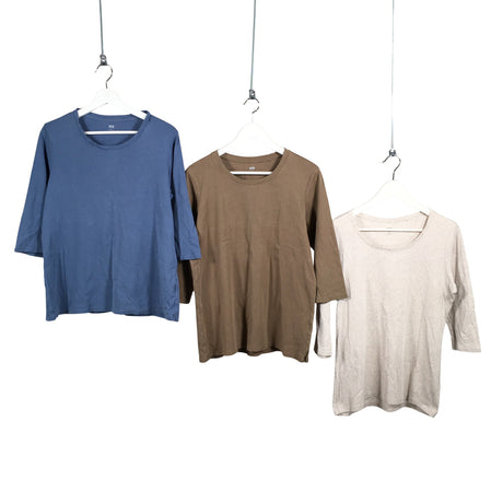 Unisex Uniqlo - Trikotaažist pluus, suurus 42 - Helesinine ()