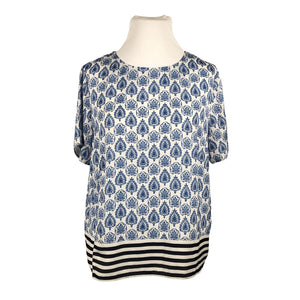 Unisex Holly & Whyte by Lindex - Lühikeste käistega pluus, suurus 42 - Valge (1)
