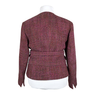 Unisex Ril's - Villane mantel, suurus 42 - Veinipunane (2)