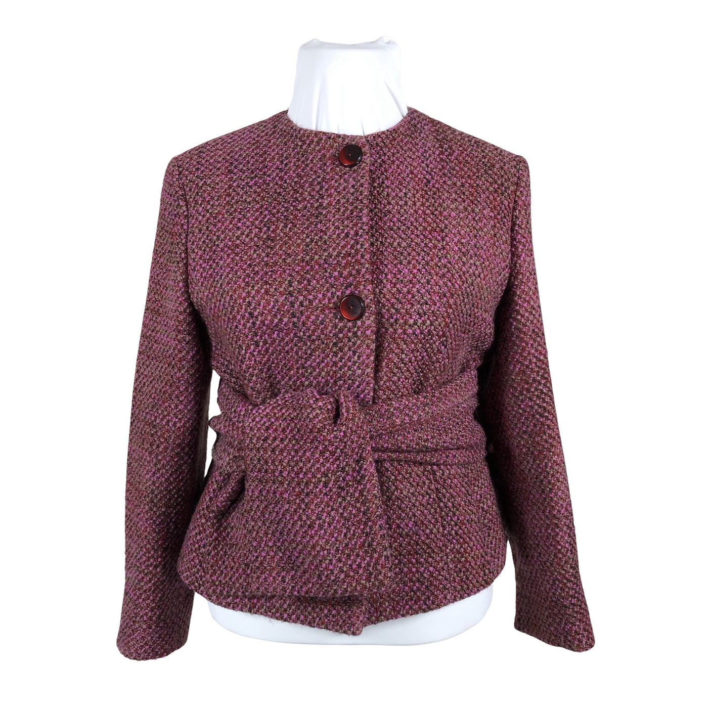 Unisex Ril's - Villane mantel, suurus 42 - Veinipunane (1)