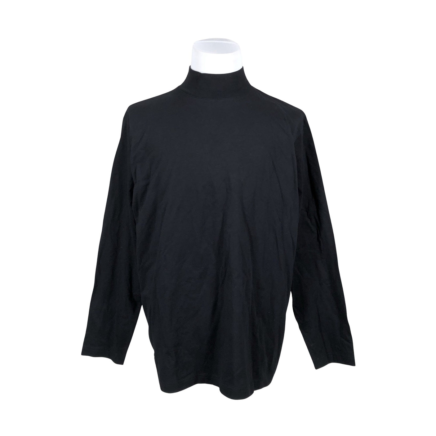 Unisex Muji - Trikotaažist pluus, suurus XL - Must (1)