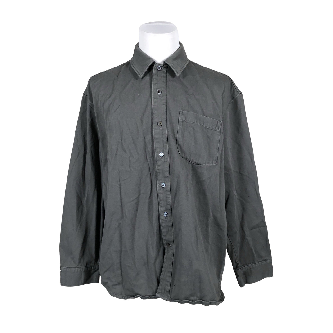 Unisex Arket - Teksasärk, suurus XL - Hall (1)