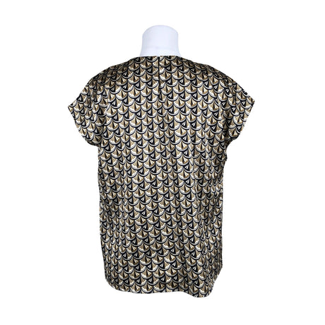 Unisex Kaffe - Lühikeste käistega pluus, suurus 36 - Beige (2)