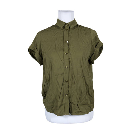 Unisex Samsoe&Samsoe - Lühikeste käistega pluus, suurus 34 - Roheline ()