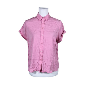 Unisex Samsoe&Samsoe - Lühikeste käistega pluus, suurus 40 - Heleroosa (1)