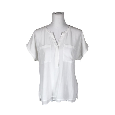Unisex Milano Italy - Lühikeste käistega pluus, suurus 40 - Valge ()