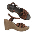 Unisex Ten Points - Kiilkontsaga rihmikud, suurus 39 - Pruun ()