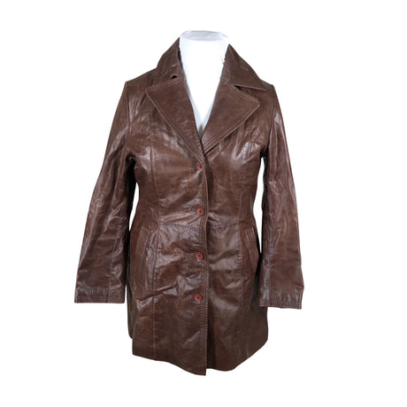Unisex Big-L - Nahktagi, suurus 42 - Pruun ()