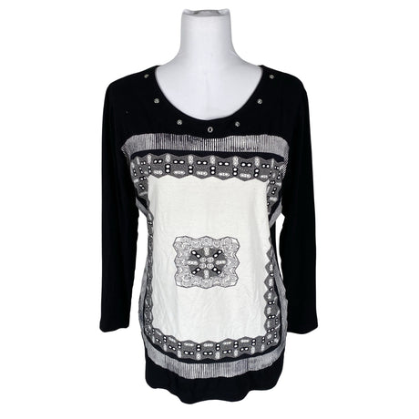 Unisex Voglia - Trikotaažist pluus, suurus 40 - Must ()