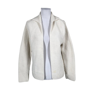 Unisex Olsen - Kardigan, suurus 38 - Looduslik valge (1)