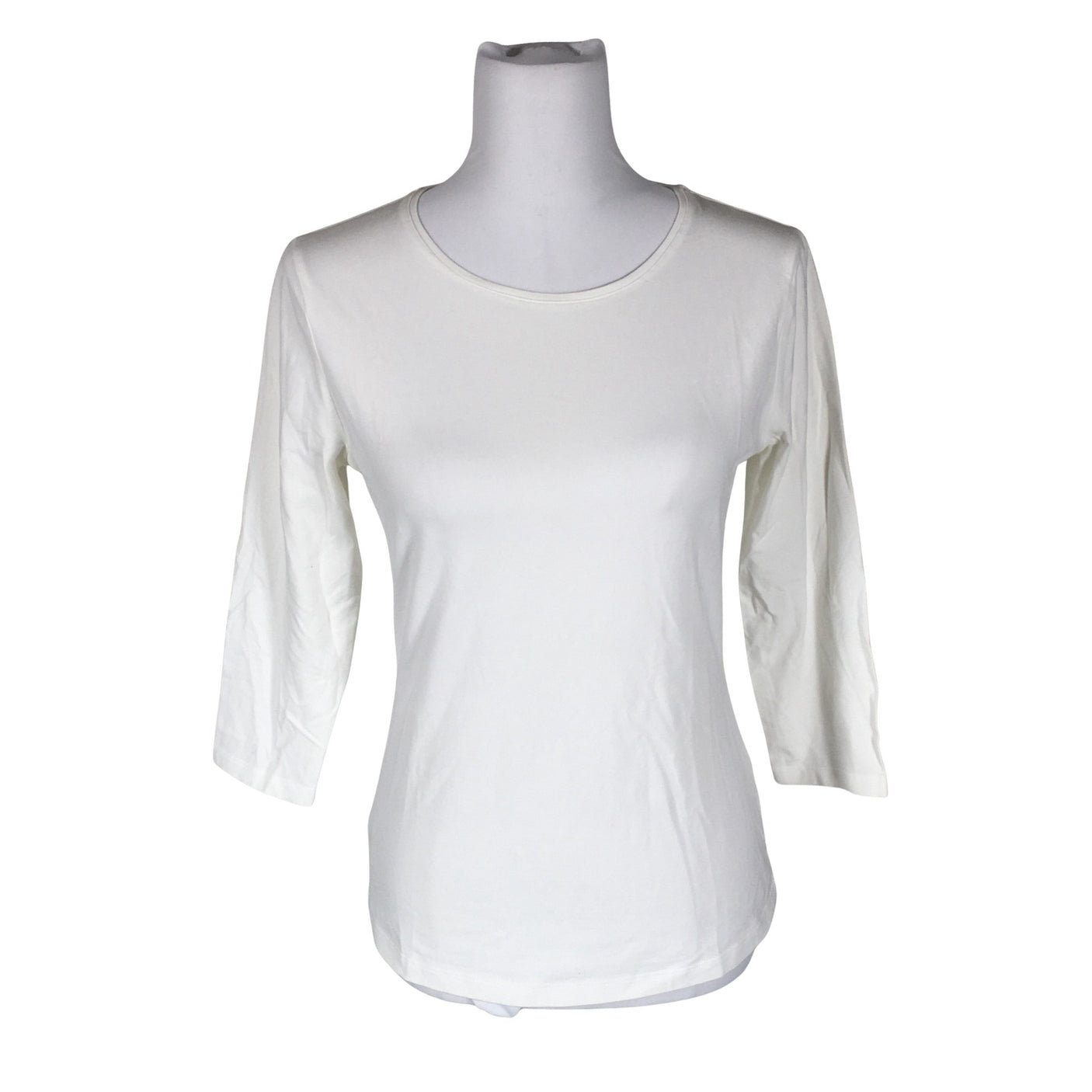 Unisex Ril's - Trikotaažist pluus, suurus 38 - Valge (1)