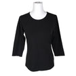 Unisex Ril's - Trikotaažist pluus, suurus 38 - Must ()