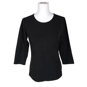 Unisex Ril's - Trikotaažist pluus, suurus 38 - Must (1)