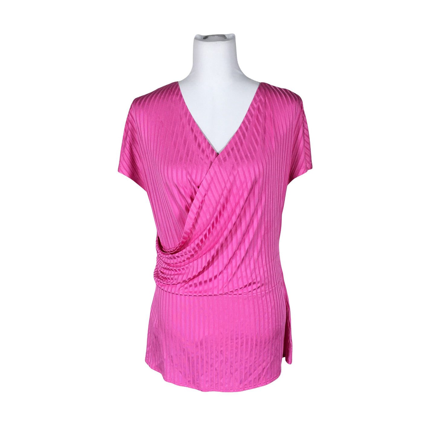 Unisex by Malene Birger - Lühikeste käistega pluus, suurus 40 - Roosa (1)