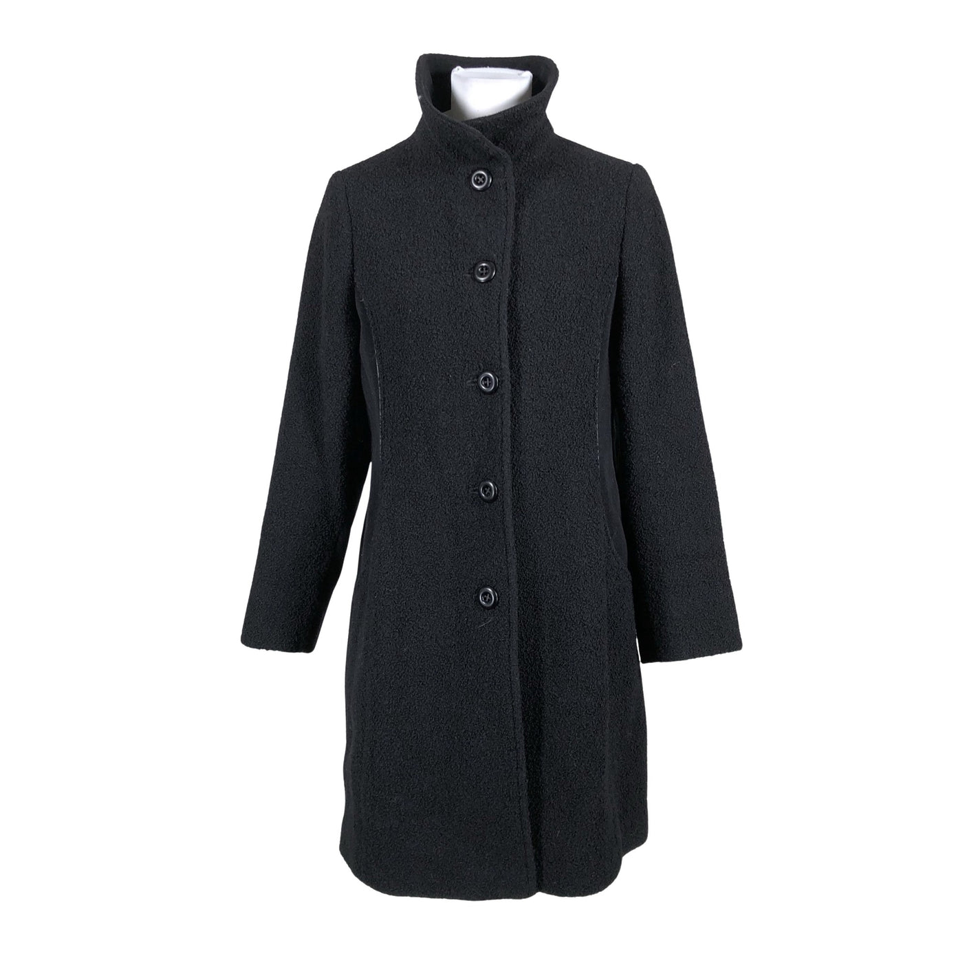 Unisex Scandinavian Look - Villane mantel, suurus 38 - Must (1)