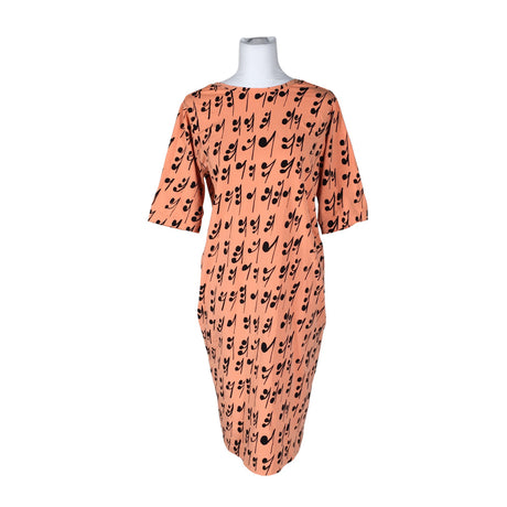Unisex Papu - Trikotaažist kleit, suurus 36 - Oranž ()