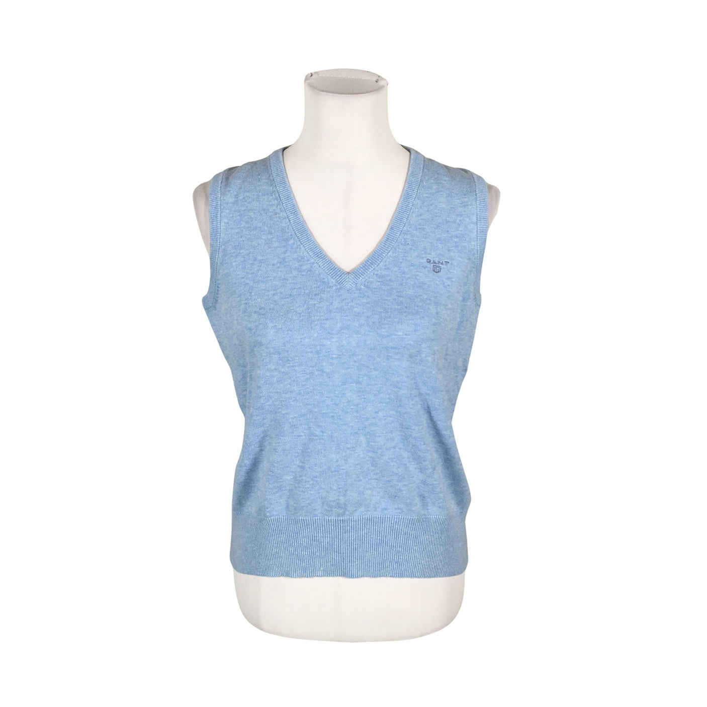 Unisex Gant - Kootud vest, suurus 40 - Helesinine (1)