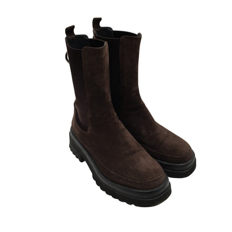 Unisex Homers - Poolsaapad, suurus 38 - Pruun (2)