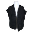 Unisex Bohemiana - Kootud vest, suurus 44 - Must ()