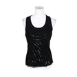 Unisex Bandolera - Trikotaažist topp, suurus 36 - Must ()
